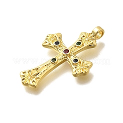 Латунные микро проложить кубического циркония подвески&nbsp;KK-D339-06G