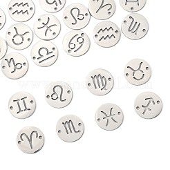 24 шт. 12 стиля 201 звеньев/соединителей из нержавеющей стали&nbsp;STAS-FS0001-98