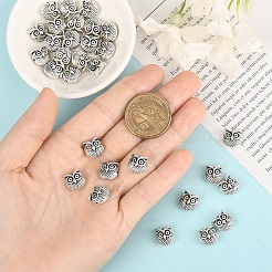 30 шт. бусины из сплава в тибетском стиле&nbsp;TIBEP-YW0002-10