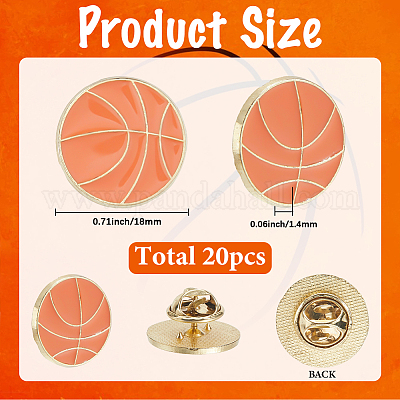 20 шт. спортивные эмалевые значки JEWB-SC0001-62C-1