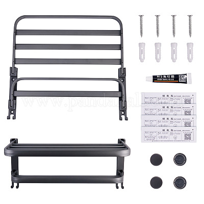 Алюминиевая вешалка для полотенец для ванной комнаты&nbsp;FIND-TAC0050-03B-1