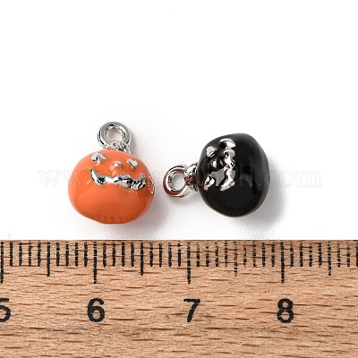 Эмалевые подвески из сплава на Хэллоуин ENAM-D307-01B-1