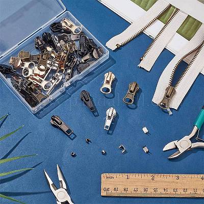 Бегунки молнии из цинкового сплава и молния в верхней части заглушки&nbsp;FIND-PH0021-82-1