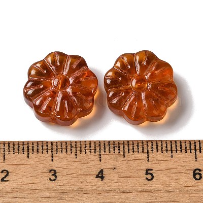 Прозрачные бусины лэмпворк&nbsp;LAMP-P065-03A-01-1