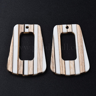 Подвески из смолы и дерева RESI-N025-013A-B01-1