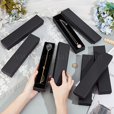 Картонные коробки ожерелья бумаги&nbsp;CON-WH0092-71-1