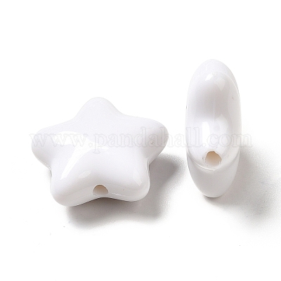 Непрозрачные акриловые бусины&nbsp;MACR-J123-01-1