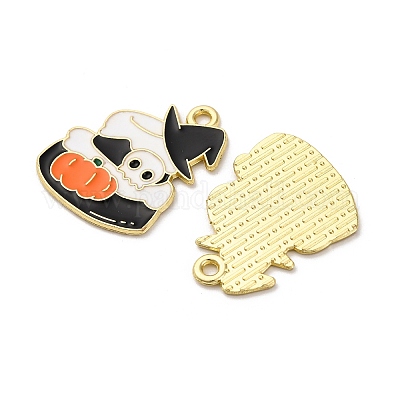 Подвески из сплава хэллоуина с эмалью&nbsp;LS-STAS-I354-01G-D-1