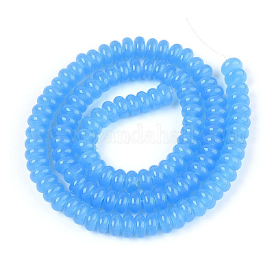 Имитация нефритовые четки стекла&nbsp;GLAA-ZX008-4mm-17C-1