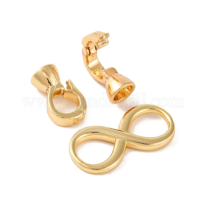 Латунь раз по сравнению с застежками KK-U016-20G-1