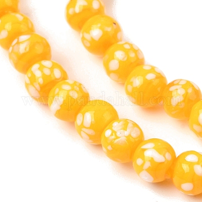 Бусы лэмпворк ручной работы&nbsp;LAMP-H071-01A-07-1