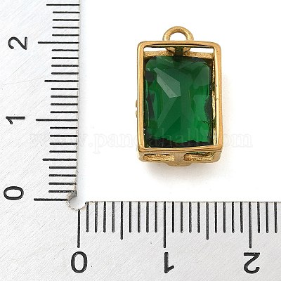 Подвески из нержавеющей стали 304 со стразами&nbsp;LS-STAS-M084-06G-02-1