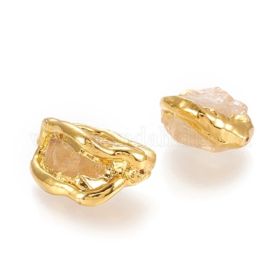 Сырые грубые бусины из натурального цитрина G-P439-F03-1