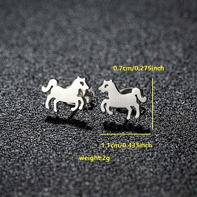 201 серьги-гвоздики из нержавеющей стали&nbsp;FS-WGB18B1-18-1