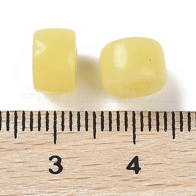 Крашеные натуральный белый нефрит бисер&nbsp;G-G003-A06-08-1