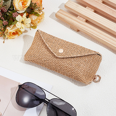 Соломенные футляры для очков&nbsp;AJEW-WH0752-141-1