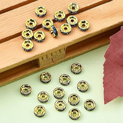 Латунь марки А горный хрусталь Spacer бисер&nbsp;RSB036NF-14G-1