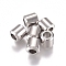 Tarnish Resistant 201 Stainless Steel Beads, Column, Stainless Steel Color, 5x5mm, Hole: 2.5mm