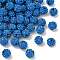 Pave Disco Ball Beads, Polymer Clay Rhinestone Beads, Grade A, Round, Capri Blue, PP14(2~2.1mm), 10mm, Hole: 1.0~1.2mm