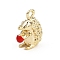 Alloy Enamel Charms, Hedgehog, 13.5x6.5x10.5mm, Hole: 1.6mm