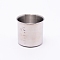 304 Stainless Steel Measuring Cups, with Containing Mark, Column, Stainless Steel Color, 5.45x5cm, 4.9cm Inner Diameter, Capacity: 60ml(2.02 fl. oz)