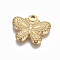 304 Stainless Steel Pendants, Butterfly, Golden, 21.5x24.5x3mm, Hole: 2.8mm