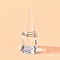 Acrylic Organic Glass Ring Displays, Cone, Clear, 25.5x69mm