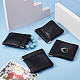 4 квадратный кошелек из искусственной кожи с осколками сплава&nbsp;AJEW-BBC0002-22A-4