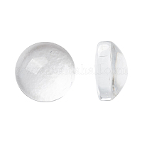 Прозрачные стеклянные кабошоны&nbsp;X-GGLA-R026-6mm