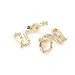 Латунные микро проложить кубического циркония подвески&nbsp;X-KK-D386-01G