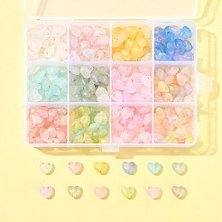 360 шт. 11-х цветные матовые прозрачные акриловые бусины&nbsp;OACR-FS0002-30