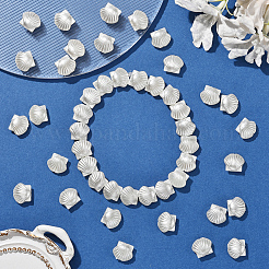 200шт бусины из искусственного жемчуга из АБС-пластика&nbsp;OACR-LT0001-10