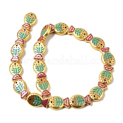 Бусины из стеклянной эмали&nbsp;GLAA-B035-01C