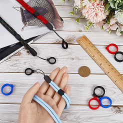 3 шт. 3-цветные нейлоновые шнурки для шеи&nbsp;DIY-GF0008-34C