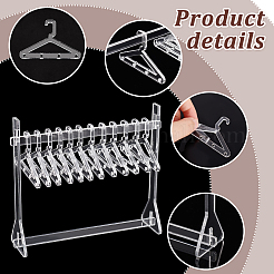 1 комплект прозрачных акриловых подставок для сережек&nbsp;EDIS-PH0001-55A