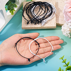 20шт 2 цвета регулируемый нейлоновый шнур для изготовления браслета&nbsp;BJEW-TA00674