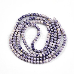 Выпечка окрашенные стеклянные бусины пряди&nbsp;DGLA-N003-4mm-C08