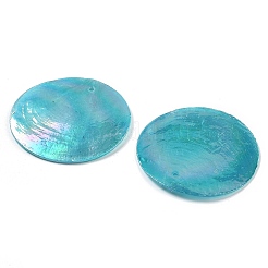 Подвески из натуральной ракушки капиз&nbsp;X-SSHEL-Z002-01