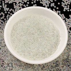 Светящиеся прозрачные стеклянные круглые бусины&nbsp;GLAA-F124-D02-A