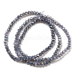 Прозрачная выпечка окрашенные стеклянные бусины нити&nbsp;DGLA-F002-02B-01