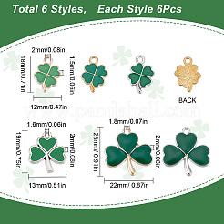 Подвески из сплава эмали 36шт 6 стиля&nbsp;ENAM-SC0002-88