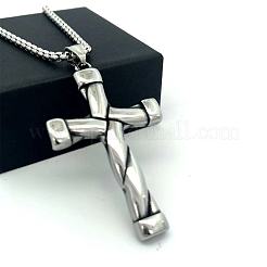 Хип-хоп подвеска в виде креста из нержавеющей стали 304&nbsp;PT1776