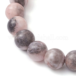 Браслеты из натуральной розовой зебровой яшмы для женщин&nbsp;BJEW-JB11451