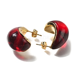 Серьги-гвоздики из нержавеющей стали 304 с ионным покрытием (IP)&nbsp;EJEW-C118-07C