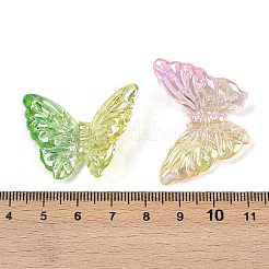 Уф-покрытие прозрачные акриловые бусины&nbsp;MACR-L007-13