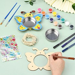 Незаконченные деревянные наборы кормушек для домашних животных в форме бабочки своими руками для детских поделок&nbsp;ST-CJ0009-3