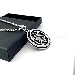 Винтажное кольцо из нержавеющей стали с подвеской в виде звезды Давида в стиле хип-хоп&nbsp;VB8861