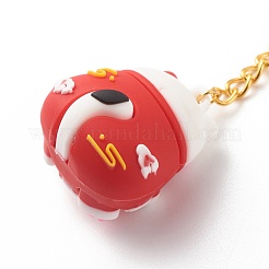 Брелки с подвесками из ПВХ пластика Lucky Cat&nbsp;KEYC-JKC00351