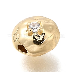 Латунные микропаве из прозрачного кубического циркония&nbsp;LS-KK-U061-15A-G