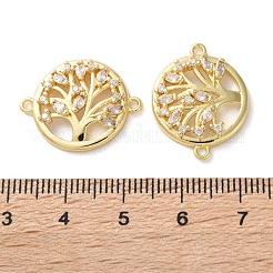 Стойка покрытие латунь кубический цирконий древо жизни соединительный шарм&nbsp;KK-C084-07A-G
